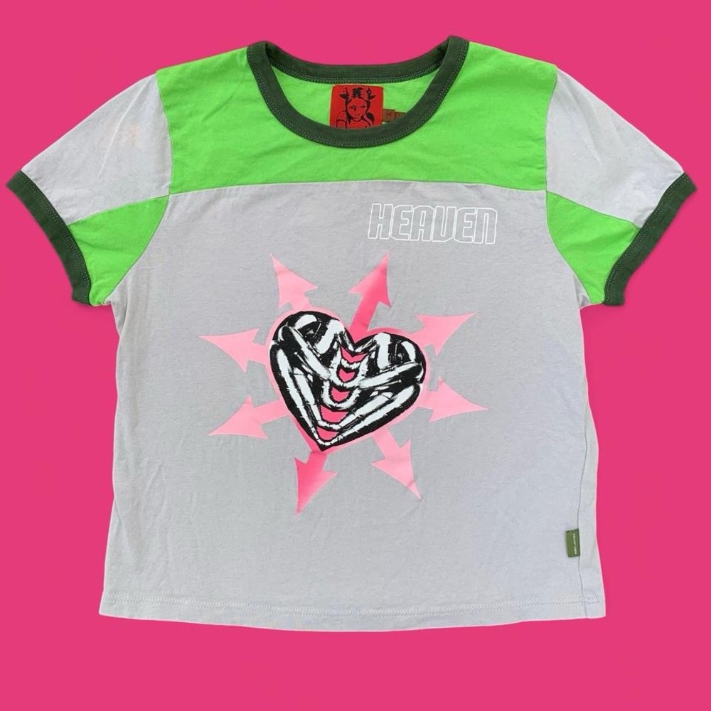 HEAVEN BY MARC JACOBS HEART BABY TEE